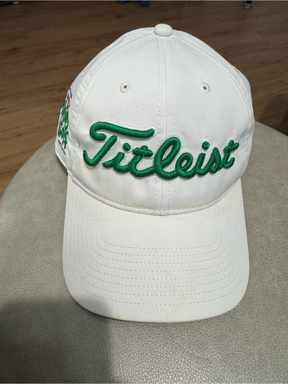 TaylorMade Mens White Golf Snapback Hat Cap One Size Burner Tmax Gear Cotton